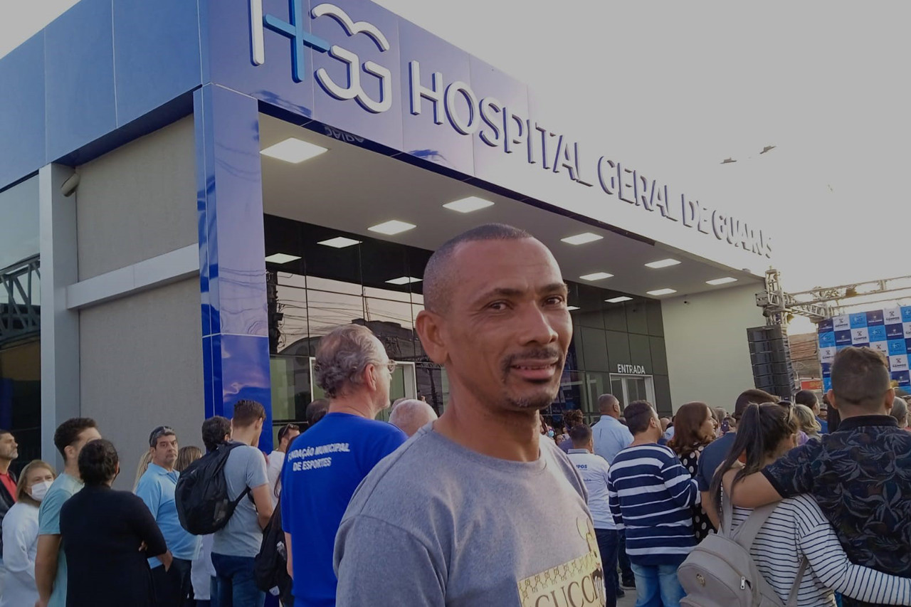 Hoje deu entrada no hospital