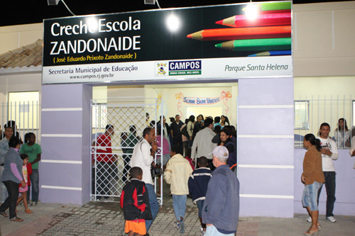 A Creche Escola José Eduardo Peixoto Zandonaide, inaugurada em agosto, é a primeira creche modelo do município (Foto: Gerson Gomes)