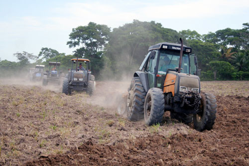 Prefeitura reforça frota com mais 14 tratores, com arados e grades para que cada ADR tenha número suficiente para atender produtores (Foto: Secom)