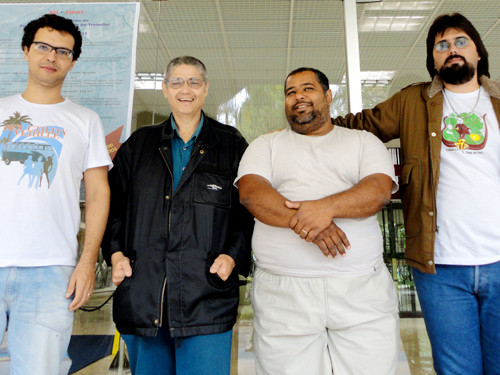 O Grupo Poeira D?água participou como convidado do Festival Música do Mundo, realizado em Três Pontas, no sul de Minas Gerais (Foto: César Ferreira)