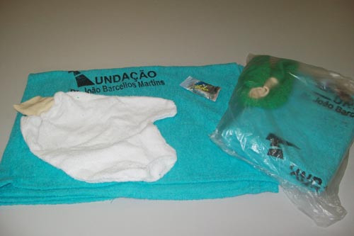 O hospital oferece kit de banho para pacientes internados (Foto: Divulgação)