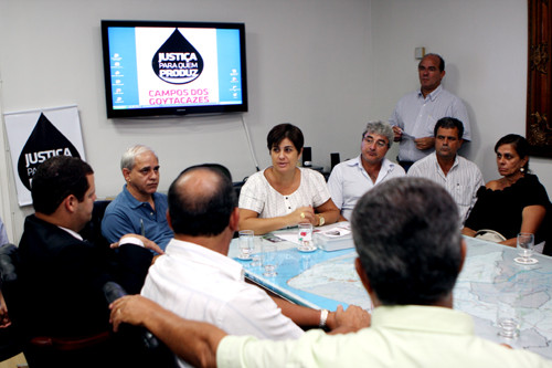 A Prefeita Rosinha Garotinho se reuniu com a Sociedade Civil nesta terça-feira (Foto: César Ferreira)