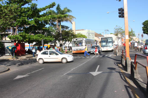 As mudanças na rua do Gás serviram para desafogar o trânsito no local (Foto: Antônio Leudo)
