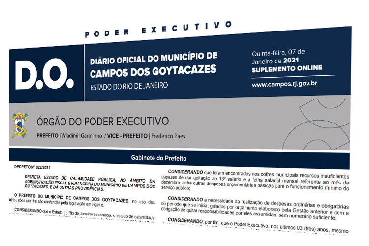 PODER EXECUTIVO Seção I Gabinete do Prefeito - Prefeitura