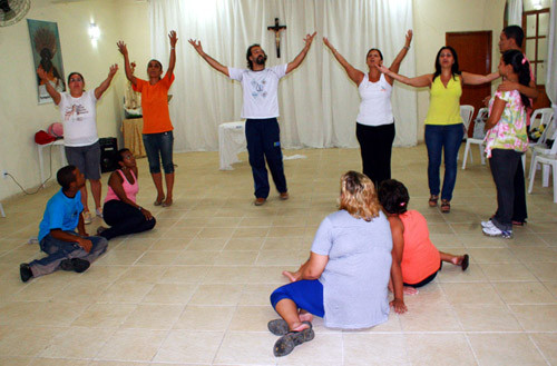 Ensaio da ?Paixão de Cristo?, este ano com o tema ?Eu sou o caminho, a verdade e a vida?. (Foto: Divulgação)