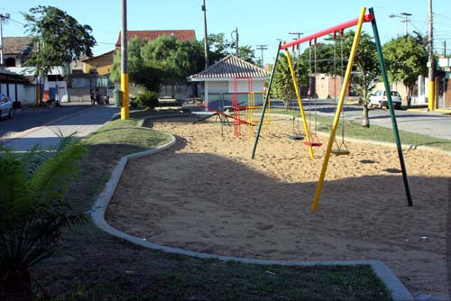 Entre as obras inauguradas, estão a nova praça do Parque Aurora (Foto: Gerson Gomes)