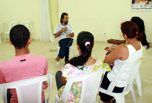 Continuam os ensaios para a encenação da peça Paixão de Cristo, este ano com o tema ?Eu sou o caminho, a verdade e a vida? (Foto: Divulgação)