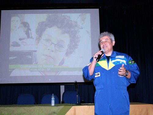 O astronauta, Marcos Pontes,  também vai participar do encontro (Foto: Divulgação)