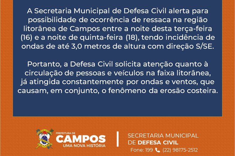  (Foto: Divulgação / Secretaria de Defesa Civil)