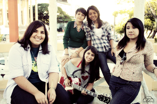 A banda Hownice é formada apenas por meninas (Foto: Divulgação)