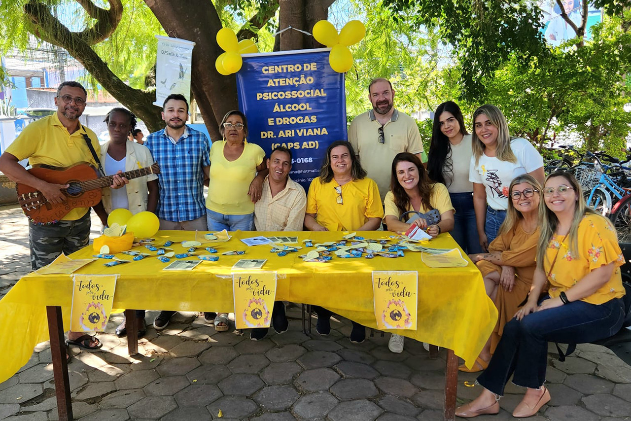 Setembro Amarelo: CAPS realiza diversas ações contra o suicídio em