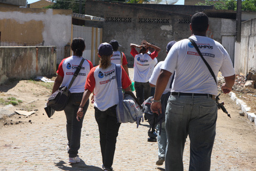 Os agentes de saúde estão espalhados por toda a parte do município (Foto: Gerson Gomes)