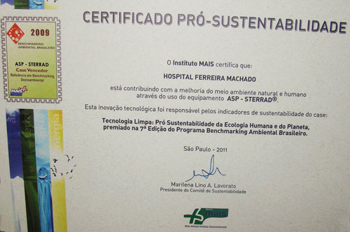 A entrega do certificado ocorreu  na última sexta-feira (14)  em evento realizado no Rio de Janeiro (Foto: Divulgação)