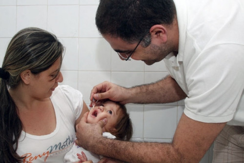 Mais de 27 mil crianças foram vacinadas na segunda etapa da Campanha Nacional de Vacinação contra a poliomielite em Campos (Foto: Gerson Gomes)