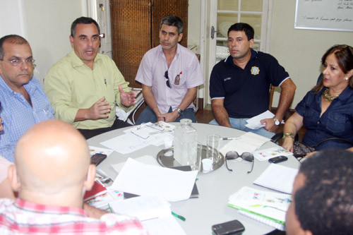 Na oportunidade, foram abordadas questões relativas à sinalização e iluminação da estrada (Foto: Rogério Azevedo)