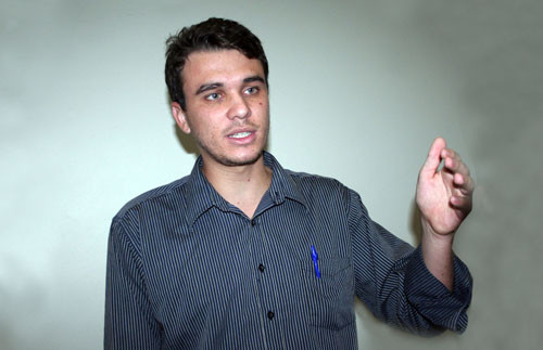 O presidente do Conselho Municipal de Juventude, Thiago Ferrugem, está convidando todos os jovens para o evento (Foto: Antônio Leudo)