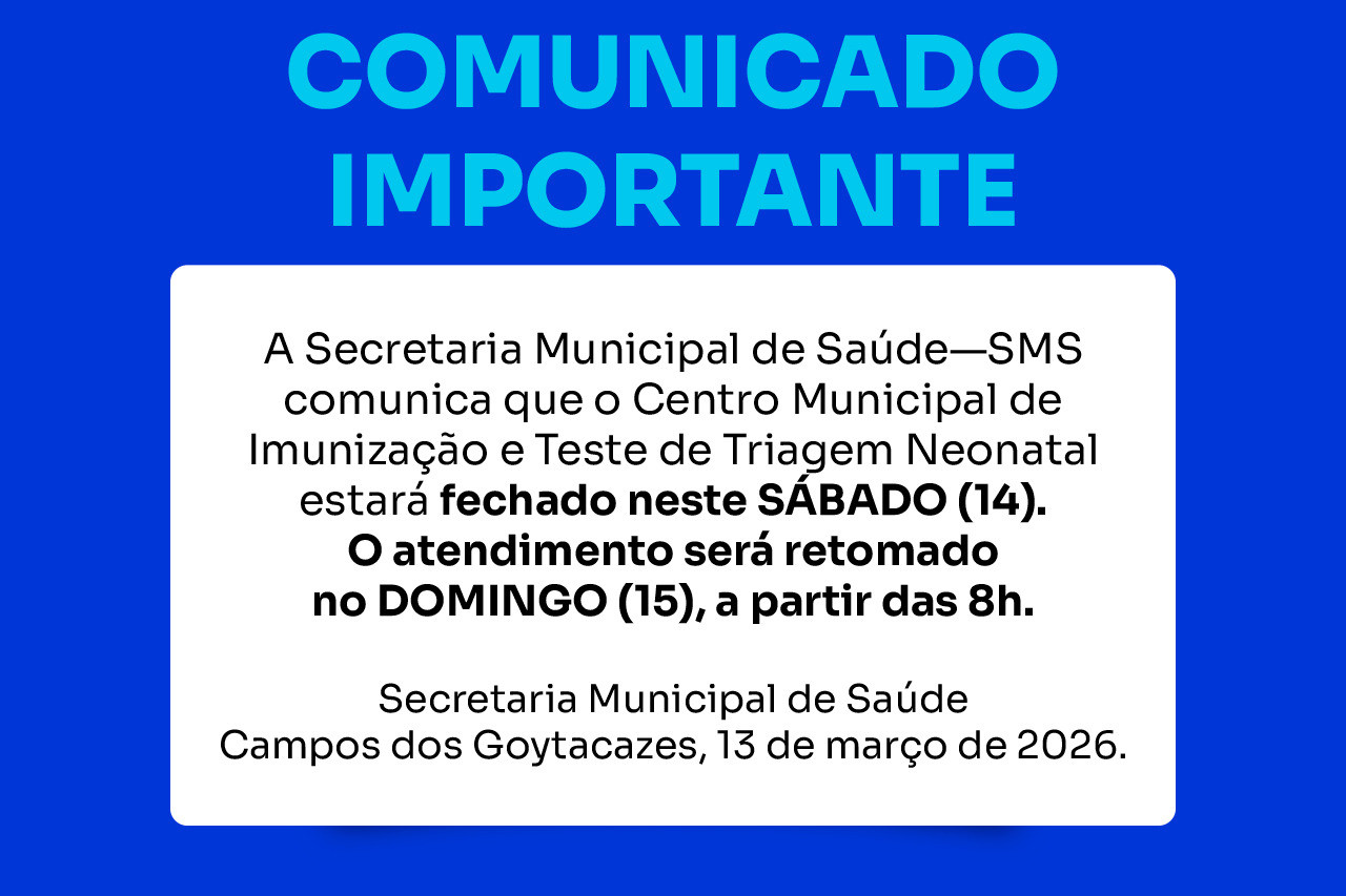  (Foto: Secretaria Municipal de Saúde / Ilustração)