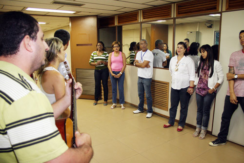 Rosana Bastos:  A espiritualidade tem sido responsável pelo bom desenvolvimento da secretaria (Foto: Rogério Azevedo)