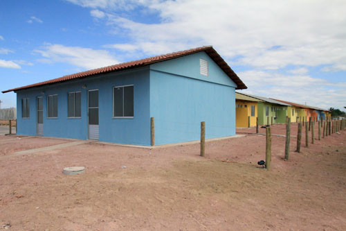 As casas do Programa Morar Feliz do Eldorado estão em fase final da obra (Foto: Roberto Jóia)
