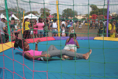 56° BI já movimentado no início do Sempre Criança (Foto: Antônio Leudo)
