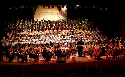 Na ocasião, será realizado o Encontro de Corais do Sistema Petrobras, com o Grande Coral Petrobras, formado por 400 integrantes (Foto: Divulgação)