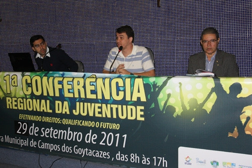 Segundo o Presidente do Conselho Municipal da Juventude, Thiago Ferrugem, serão apresentadas na etapa estadual as propostas que foram elaboradas durante a I Conferência Regional da Juventude (Foto: Rogério Azevedo)