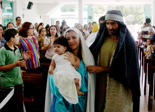 Depois do sucesso das apresentações da semana passada, o projeto Presépio Vivo Itinerante, da Fundação Trianon, estará de volta neste final de semana (Foto: Divulgação)