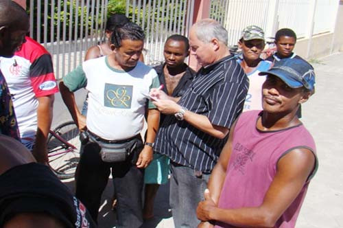 O ouvidor, Edilberto Batista, anotou as reivindicações (Foto: Divulgação)