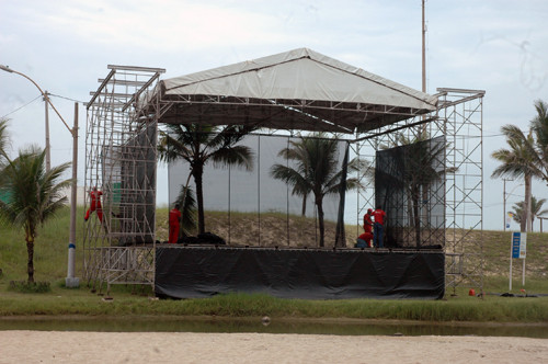 Com uma grande área verde, emoldurada pela orla marítima de Farol, o Lagamar está se constituindo num local onde famílias inteiras vão em busca de descanso e segurança (Foto: Check)