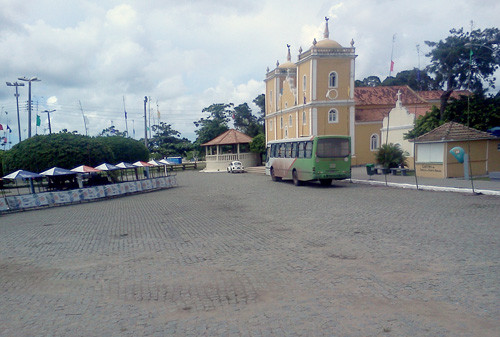 Está tudo pronto para receber as atrações da festa de Santo Amaro (Foto: Divulgação)