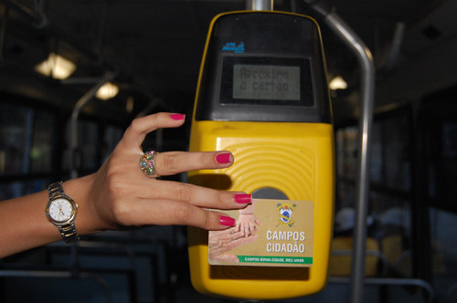 O cartão Campos Cidadão dá direito à passagem a R$ 1 (Foto: Gerson Gomes)