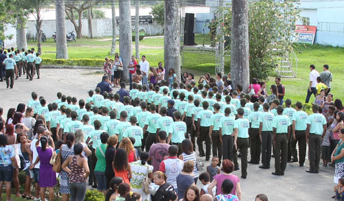 Começa nesta segunda-feira (5), às 9h, o treinamento de 90 adolescentes de 12 a 16 anos que vão ingressar na primeira turma de 2012 do Programa Guarda Mirim (Foto: Jônatas Manhães)