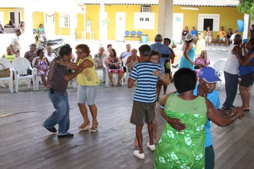 Os idosos do clube têm atividade durante toda a semana (Foto: Check)