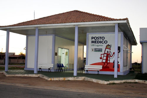 A nova unidade de saúde está sendo construída no Lagamar e vai atender várias comunidades próximas (Foto: Check)