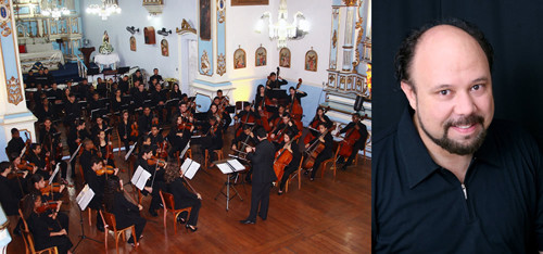 A Igreja São Francisco receberá nesta sexta-feira (4), às 20h30, um grande concerto com a Orquestra Sinfônica Mariuccia Iacovino, do Centro Cultura Musical de Campos (CCMC) e ONG Orquestrando a Vida (Foto: Divulgação)