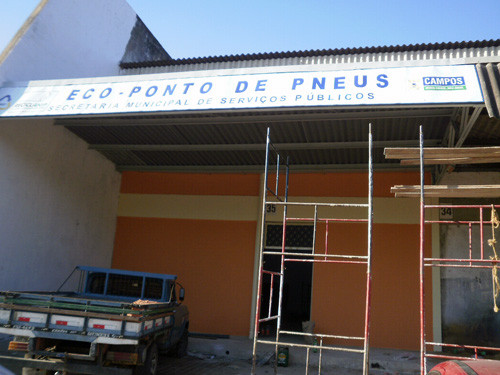 A Secretaria de Serviços Públicos, através de convênio de Cooperação com a Recicla-Mip, Ong dos fabricantes e importadores de pneus com sede em São Paulo, inaugura nesta quarta-feira (13), às 14h, o Ecoponto de Pneus (Foto: Divulgação)