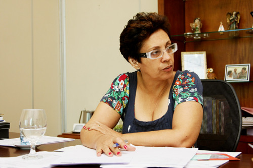 A secretária de Educação, Joilza Rangel Abreu, participa do debate Sustentabilidade: Desafios das empresas do século XXI (Foto: Divulgação)