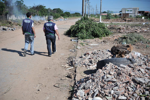No último dia 30, 13 agentes atuaram no Parque Julião Nogueira (Foto: Rogério Azevedo)