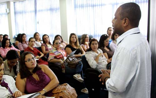 O coordenador do Serviço Social do Instituto Nacional do Seguro Social (INSS), Marcos Antônio Pedro Vieira, se reuniu, na tarde desta quarta-feira (1º). (Foto: Rodolfo Lins)