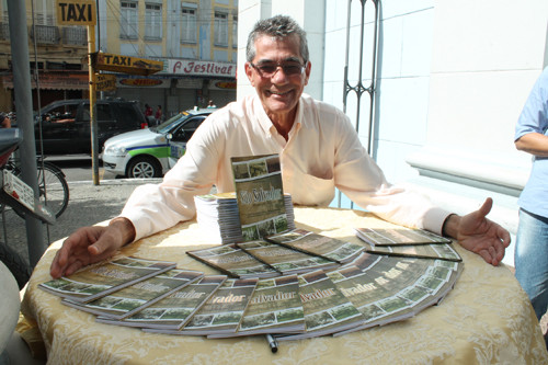 O jornalista lançou o livro recentemente (Foto: Juarez Fernandes)