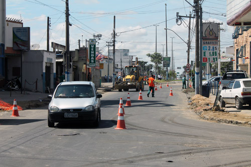 O trânsito de Campos ganha uma maior mobilidade a partir desta segunda-feira (27), com a liberação do tráfego por uma das ruas mais importantes da cidade, que passava por uma ampla reforma nos últimos meses (Foto: Juarez Fernandes)