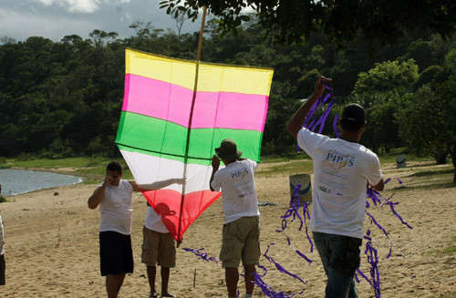 Durante o festival, será intensificada a Campanha Pipas sem cerol ? eu aprovo (Foto: Secom)
