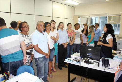 Nesta quinta-feira (14), funcionários da Secretaria Municipal de Controle e Orçamento participaram de uma reunião com o intuito em acertar os últimos detalhes para a mobilização. (Foto: Secom)