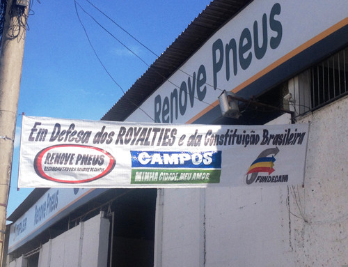 Marcado para esta sexta-feira (15), a partir das 18h, na Praça São Salvador, o ato público ?Em defesa dos royalties e da Constituição? já mobiliza empresários no município (Foto: Divulgação)