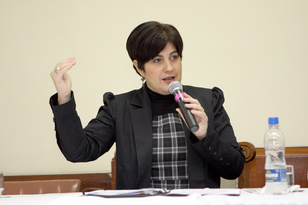 A reunião está acontecendo no auditório da Fundenor (Foto: Gerson Gomes)