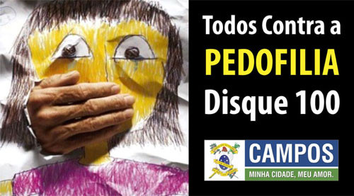 Com o intuito de sensibilizar a sociedade e combater o abuso à exploração sexual, a Fundação Municipal da Infância e da Juventude (FMIJ) promove, na próxima semana, uma vasta programação na campanha ?Todos Contra a Pedofilia. (Foto: Divulgação)