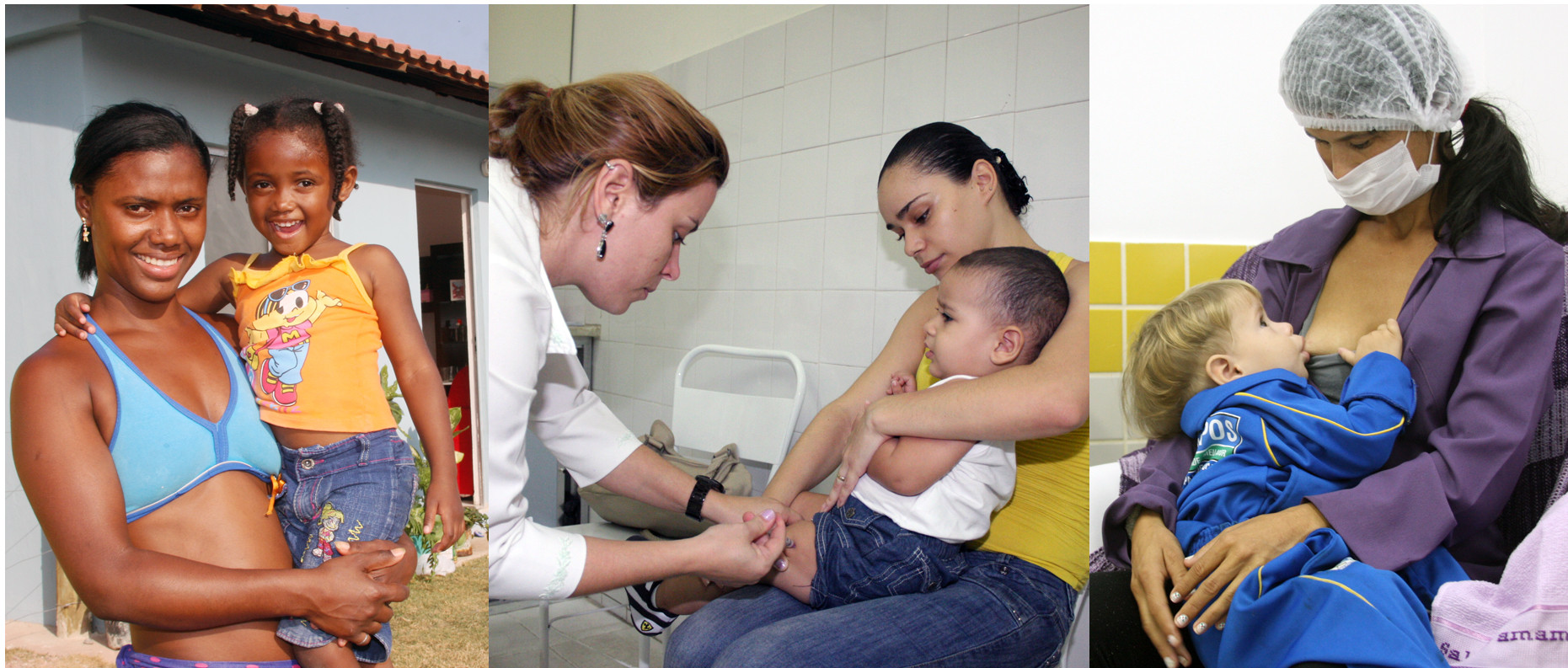 Mães no Morar Feliz, Programa de Imunização e na Sala de Amamentação (Foto: Secom)