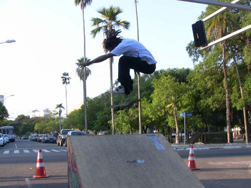 A rampa de skate é usada todos os dias pelos profissionais e amadores do esporte (Foto: Divulgação)