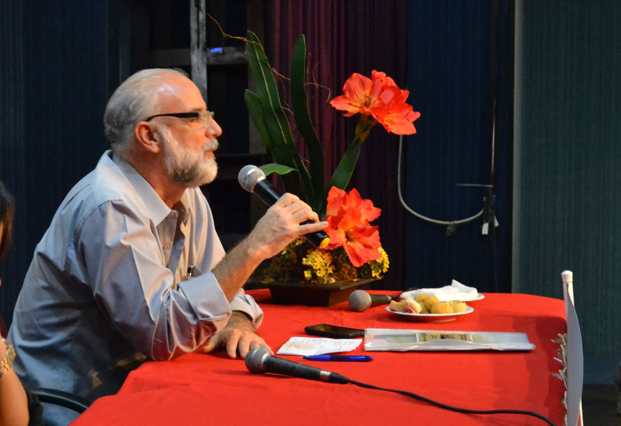 O conferencista abordou o tema Desenvolvimento Econômico no Brasil (Foto: Divulgação)