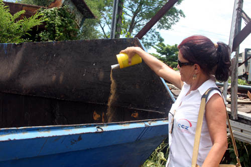 O combate a dengue em Campos é realizado de diferentess formas (Foto: Check)